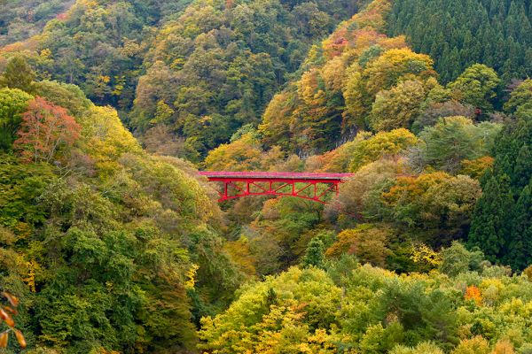 10月27日　松川渓谷「高井橋」