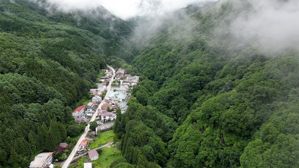 梅雨の山田温泉